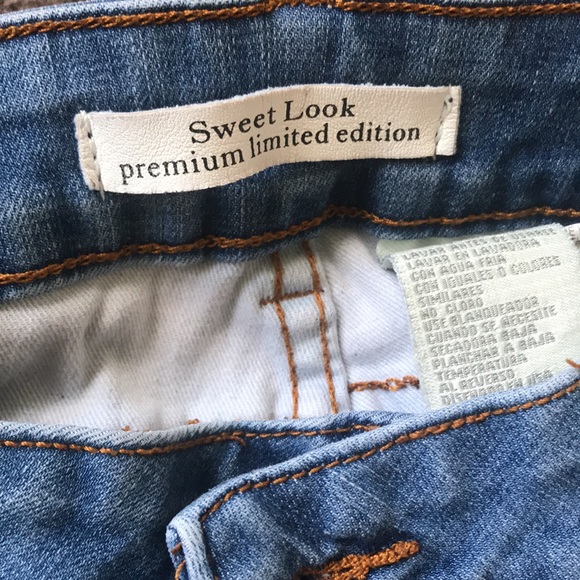 Sweet look premium limited edition Blue skinny Jeans A002 - Picture 4 of 5